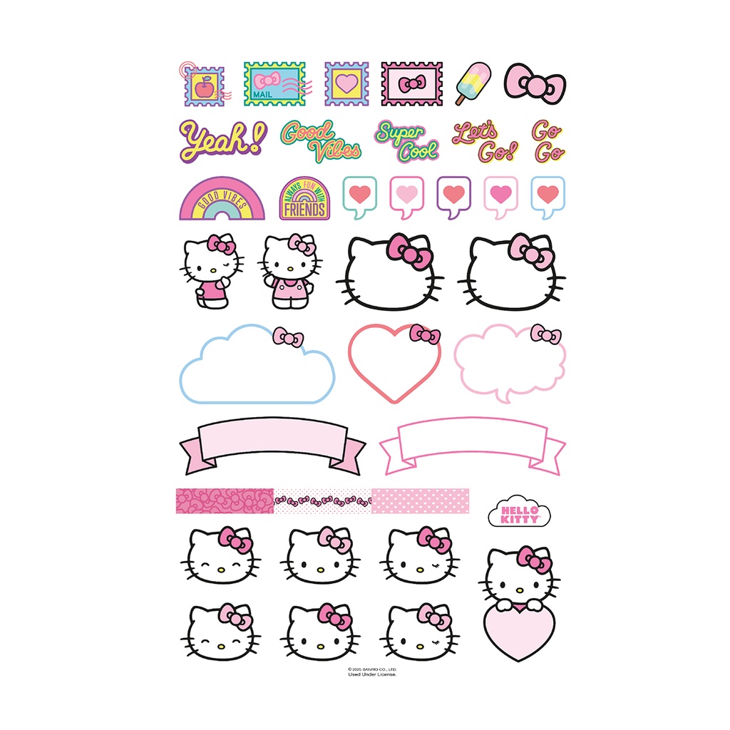 CUADERNO MOOVING LOOP HELLO KITTY A5 CON DISCOS