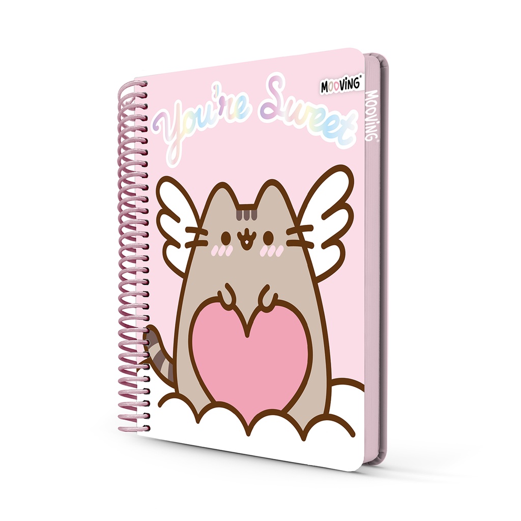 CUADERNO MOOVING PREMIUM 1/2 OFICIO 96 HOJAS PUSHEEN