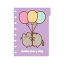 CUADERNO MOOVING LOOP PUSHEEN A5 CON DISCOS