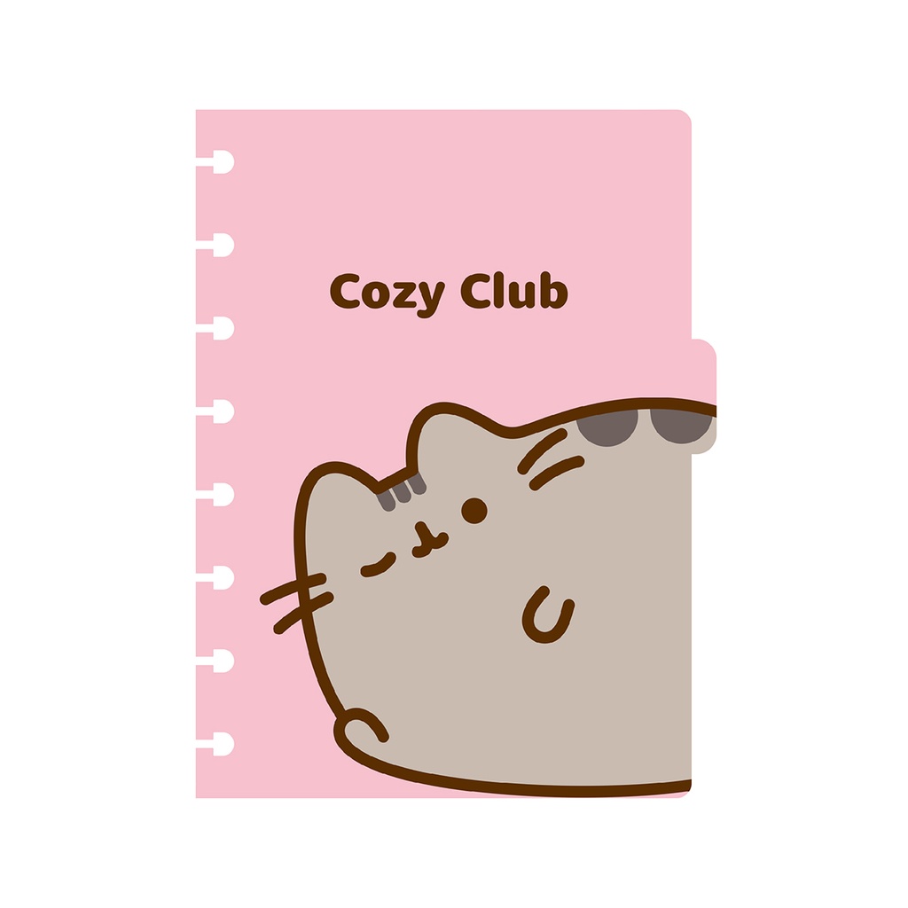 CUADERNO MOOVING LOOP PUSHEEN A5 CON DISCOS