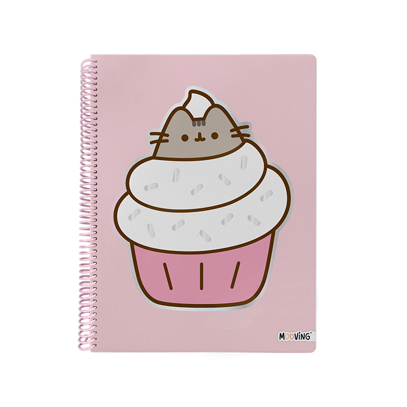 CUADERNO MOOVING A4 UNIVERSITARIO 80H PUSHEEN RAYADO