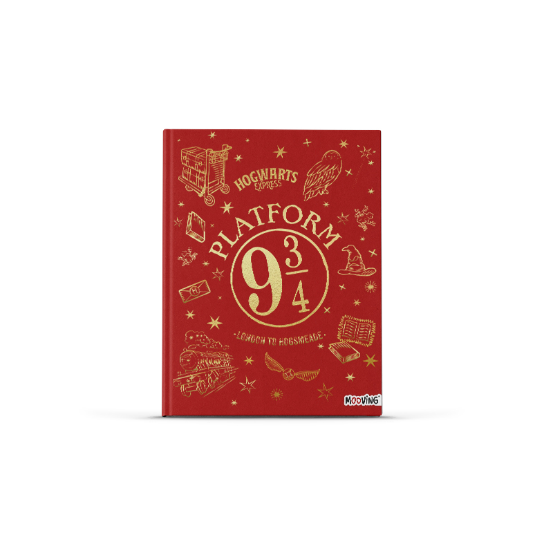 CUADERNO MOOVING TAPA DURA 16X21 48H HARRY POTTER