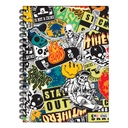 CUADERNO MOOVING TAPA DURA CON ESPIRAL 16X21 80H BLACK MOOD