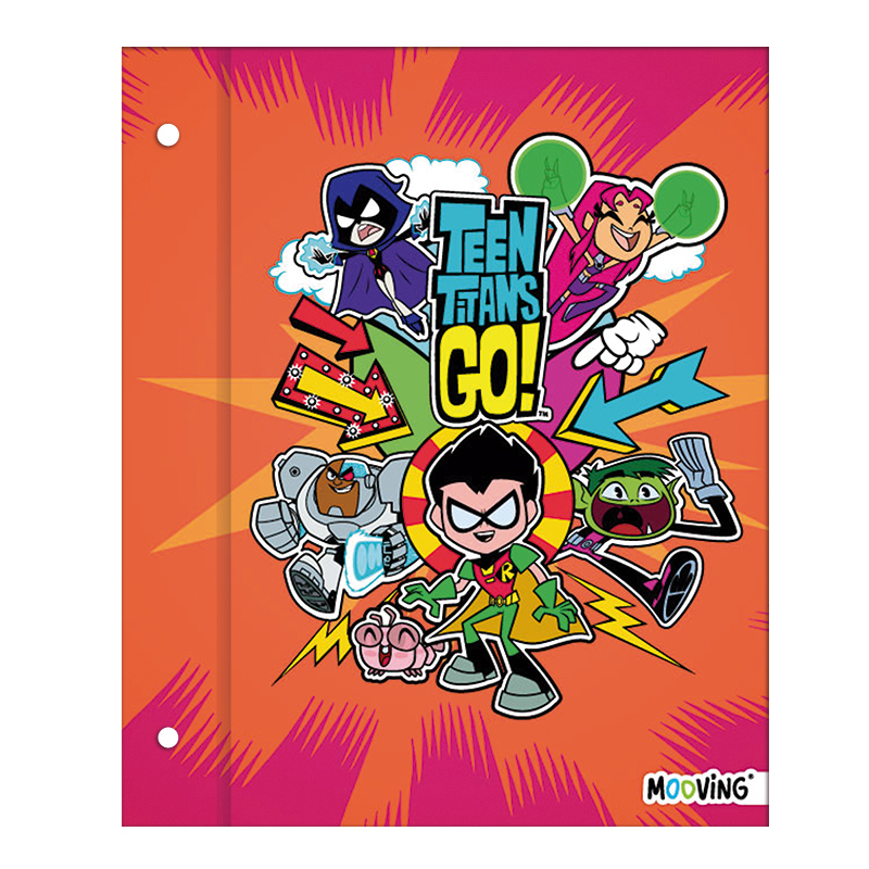 CARPETA 2 TAPAS Nº3 MOOVING JOVENES TITANES ACC LIQUIDACION