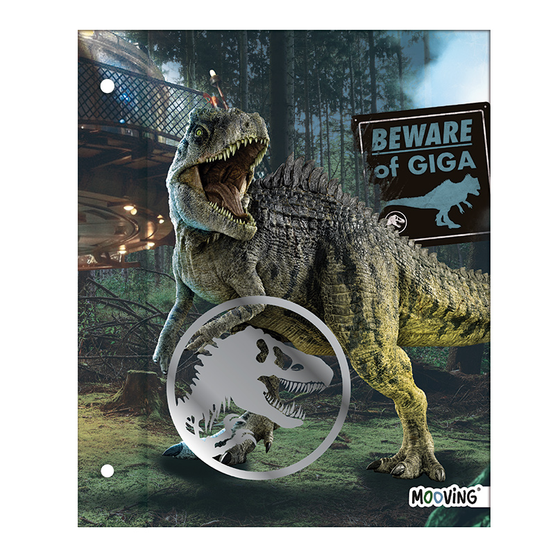 CARPETA 2 TAPAS Nº3 MOOVING JURASSIC PARK