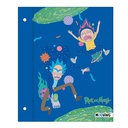 CARPETA 2 TAPAS Nº3 MOOVING RICK & MORTY LIQUIDACION