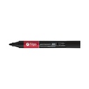 MARCADOR FILGO 051 X12 NEGRO PERMANENTE PUNTA REDONDA