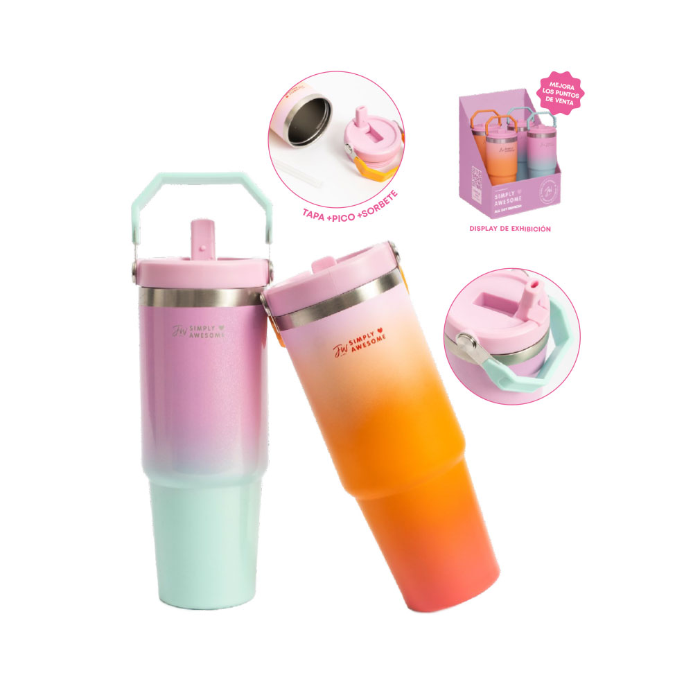 VASO TERMICO FW SIMPRY AWESOME TUMBLR 887ML (PROXIMAMENTE)