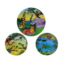 ROMPECABEZAS BARCO DE PAPEL MADERA CIRCULAR X 3 - SELVA