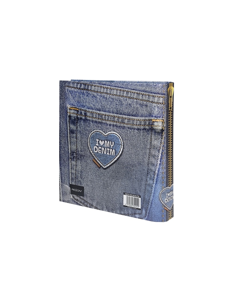 CARPETA 3X40 REXON I LOVE DENIM