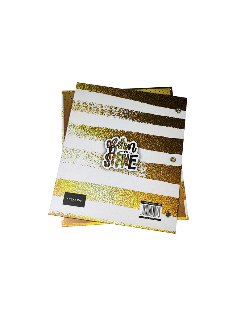 CARPETA REXON Nº3 2 TAPAS BORN TO SHINE