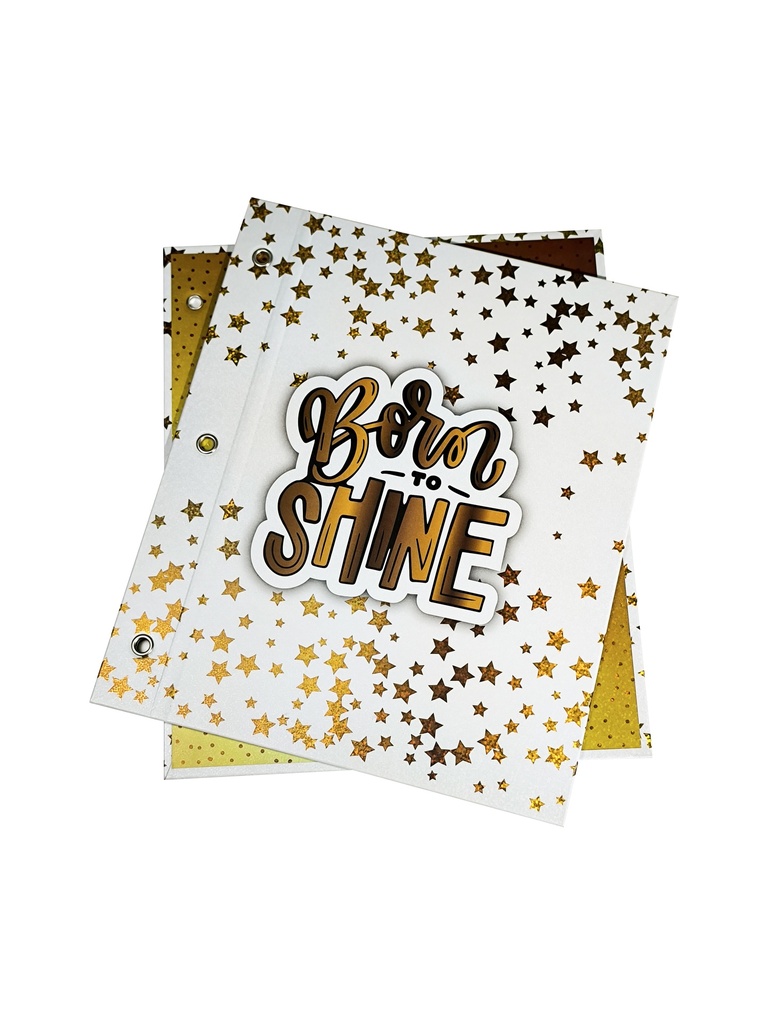 CARPETA REXON Nº3 2 TAPAS BORN TO SHINE
