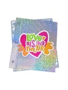 CARPETA REXON Nº3 2 TAPAS GLITTER CHIC
