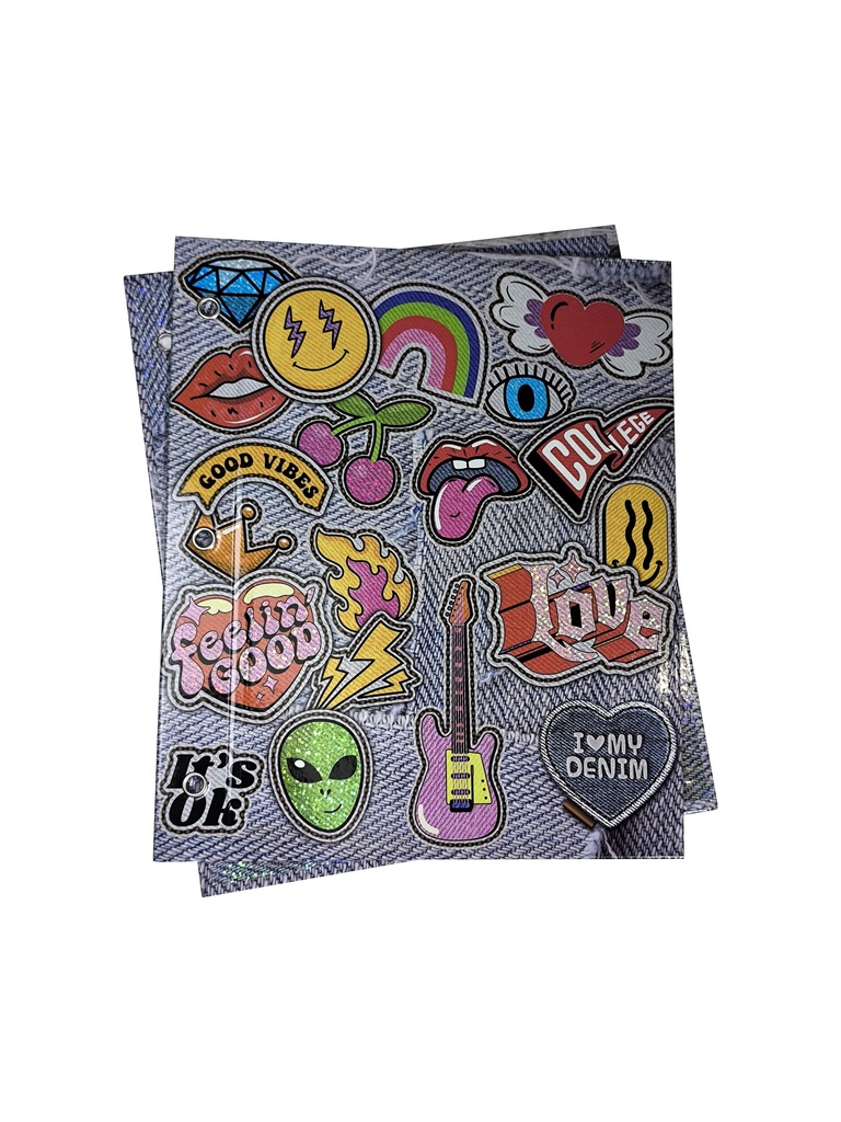 CARPETA REXON Nº3 2 TAPAS I LOVE MY DENIM