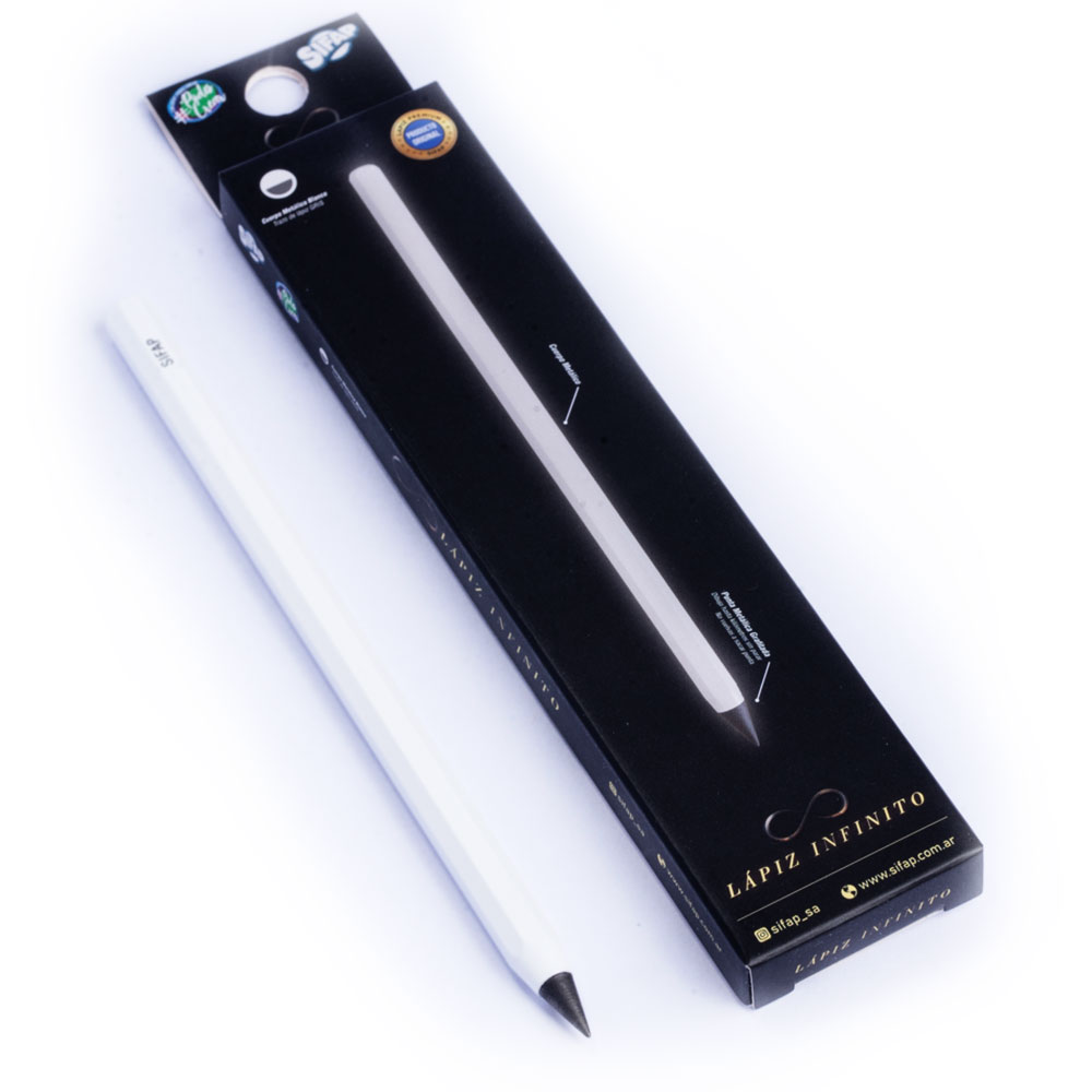 LAPIZ INFINITO SIFAP X1 CUERPO BLANCO