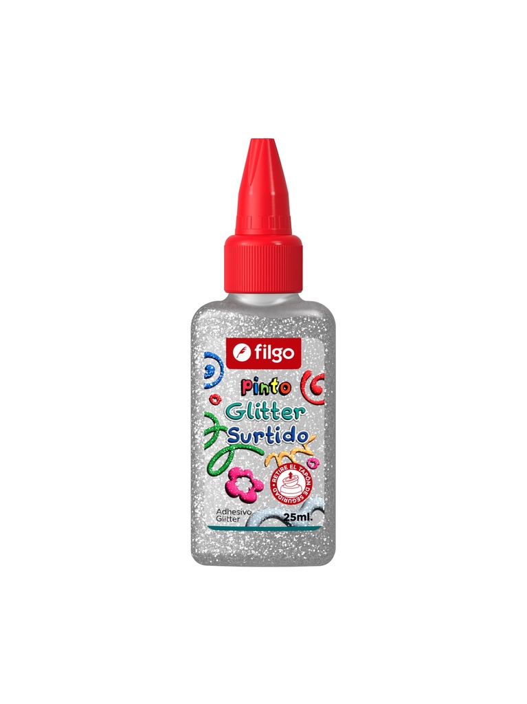 ADHESIVO FILGO PINTO GLITTER 25ML X12 SURTIDO