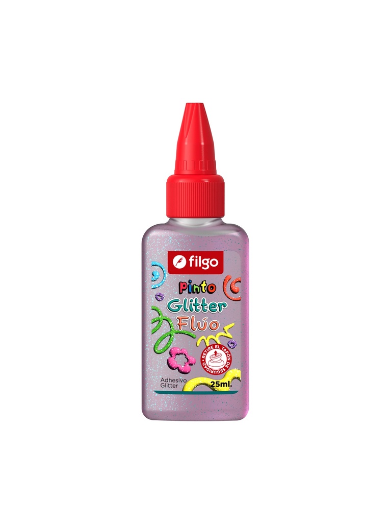 ADHESIVO FILGO PINTO GLITTER 25ML X12 FLUO