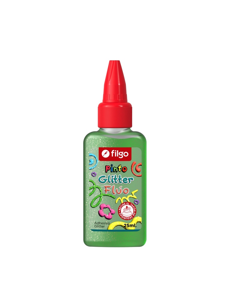 ADHESIVO FILGO PINTO GLITTER 25ML X12 FLUO