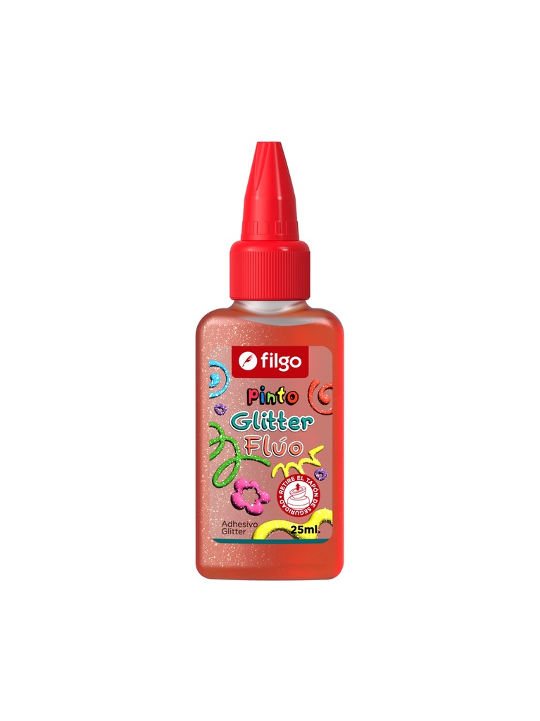 ADHESIVO FILGO PINTO GLITTER 25ML X12 FLUO