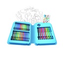 MALETIN KEYROAD PARA COLOREAR AUTOBUS X 54 PIEZAS