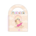 LIBRETA RY CON SOLAPAS 10x14cm 40 HOJAS RAYADAS CAPYBARA 1101