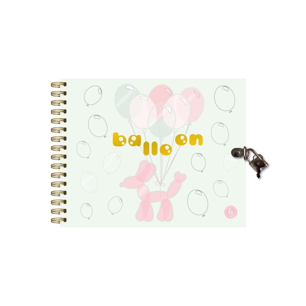 DIARIO INTIMO RY ANILLADO CON RELIEVE 17.5x14cm 50 HOJAS 1093
