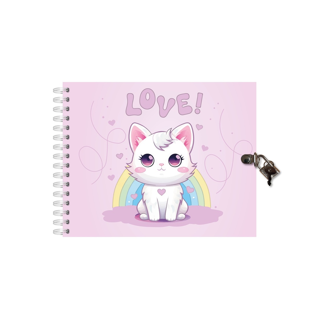 DIARIO INTIMO RY ANILLADO CON RELIEVE 17.5x14cm 50 HOJAS 1093