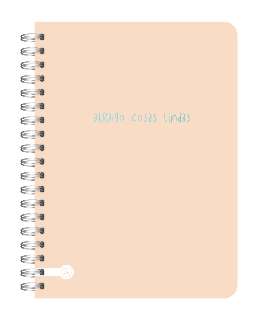 CUADERNO RY A5 SEMIRIGIDO ANILLADO 15x21cm 80 HOJAS RAYADAS PASTEL 1084