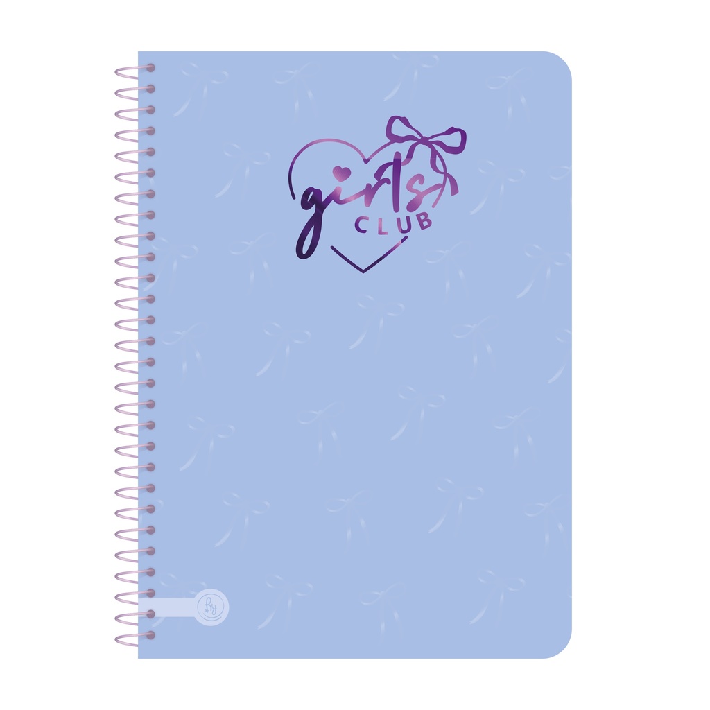 CUADERNO RY A5 SEMIRIGIDO ANILLADO 15x21cm 80 HOJAS RAYADAS PASTEL 1084