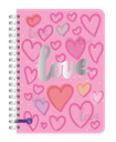 CUADERNO RY A5 SEMIRIGIDO ANILLADO 15x21cm 80 HOJAS RAYADAS MIX 1082