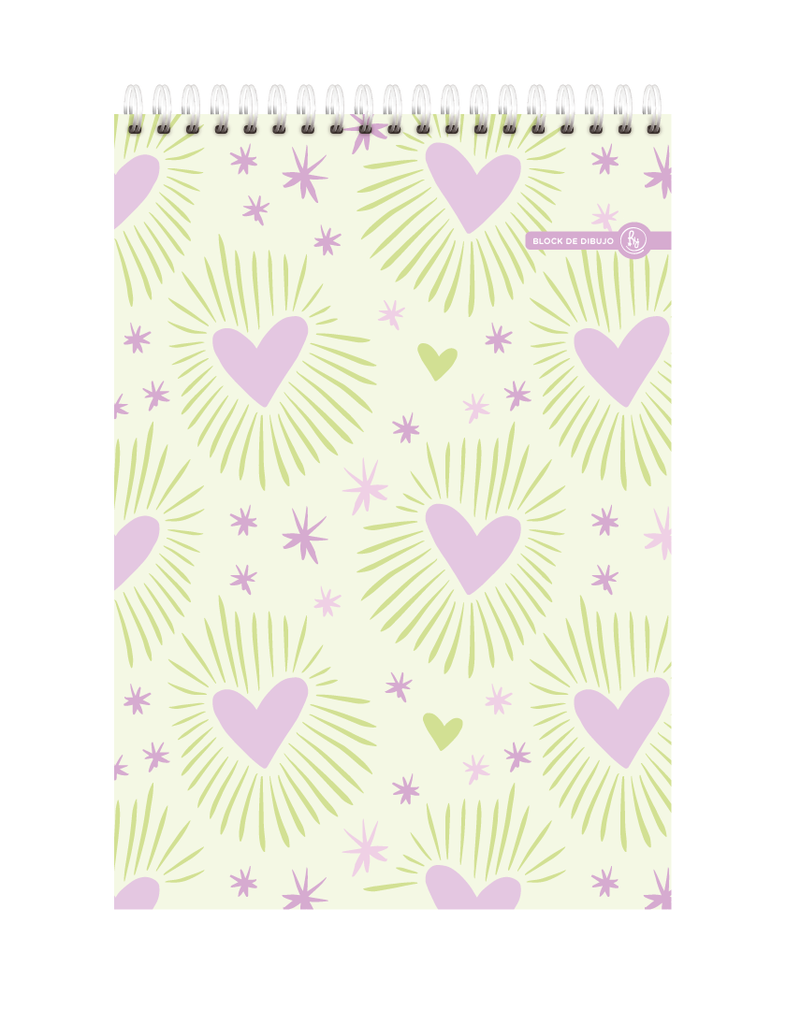 BLOCK DE DIBUJO RY A4 ANILLADO 21x30cm 50 HOJAS LISAS 1040