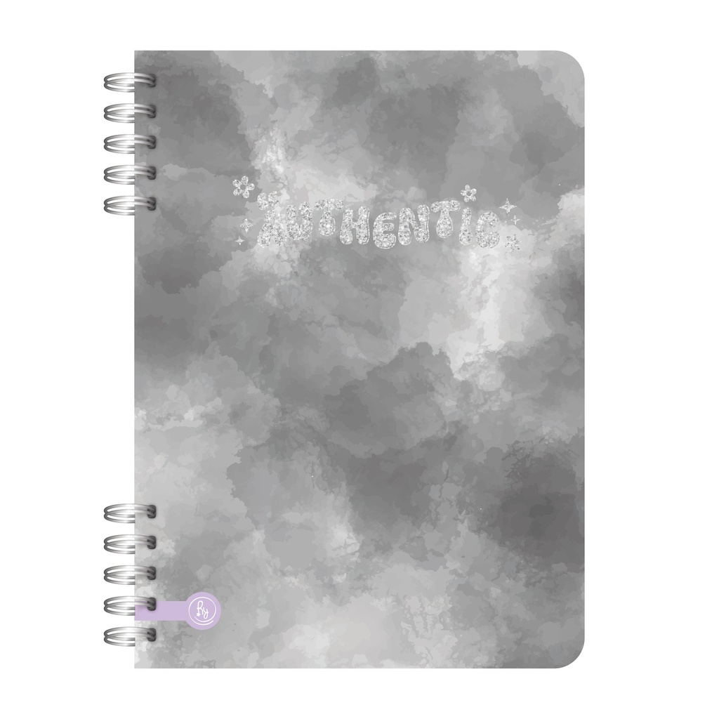 CUADERNO RY A5 ANILLADO 15x21cm 80 HOJAS RAYADAS ACUARELA 1018