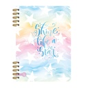 CUADERNO RY A5 ANILLADO 15x21cm 80 HOJAS RAYADAS ACUARELA 1018