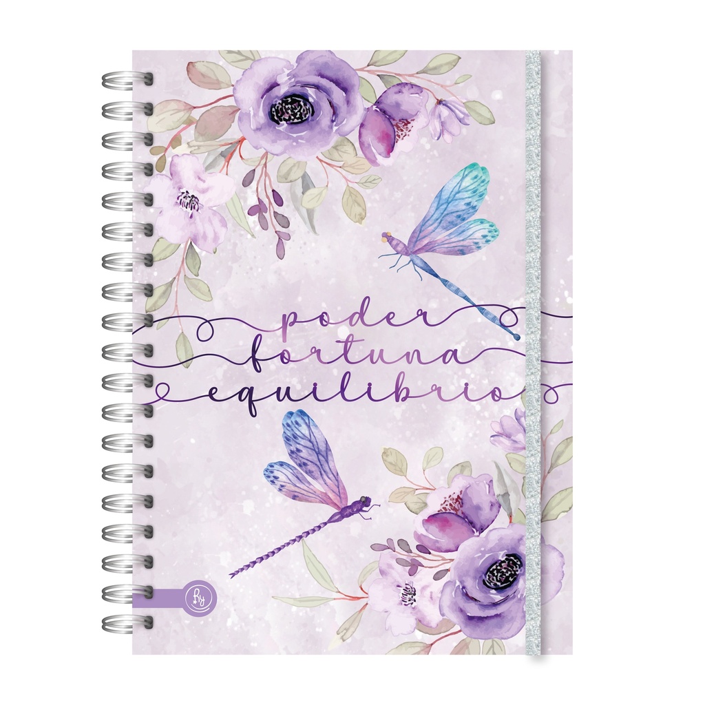 CUADERNO RY 1016 A5 ANILLADO 15X21CM 80 HOJAS RAYADAS ECO CHIC