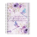 CUADERNO RY 1016 A5 ANILLADO 15X21CM 80 HOJAS RAYADAS ECO CHIC