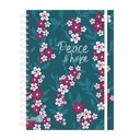 CUADERNO RY 1016 A5 ANILLADO 15X21CM 80 HOJAS RAYADAS ECO CHIC
