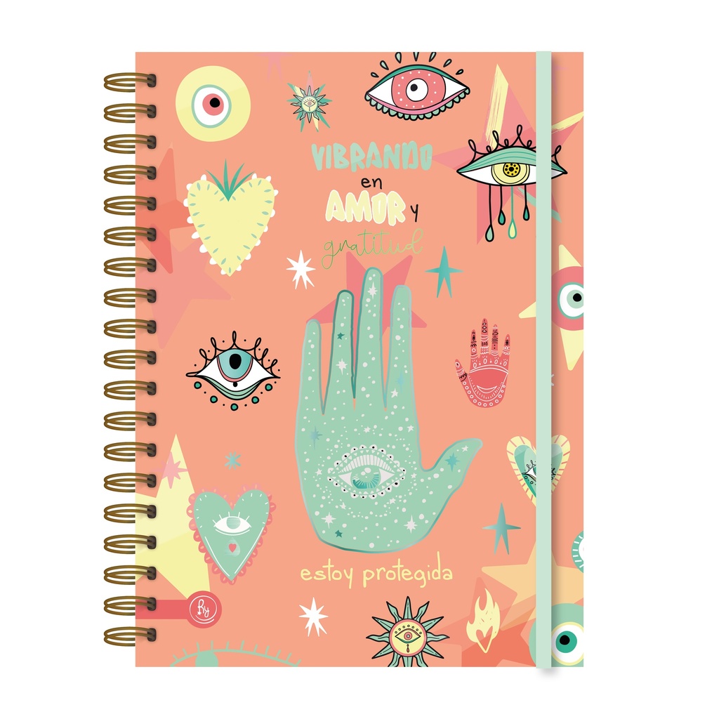 CUADERNO RY 1014 A5 ANILLADO 15X21CM 80 HOJAS RAYADAS UNIVERSO