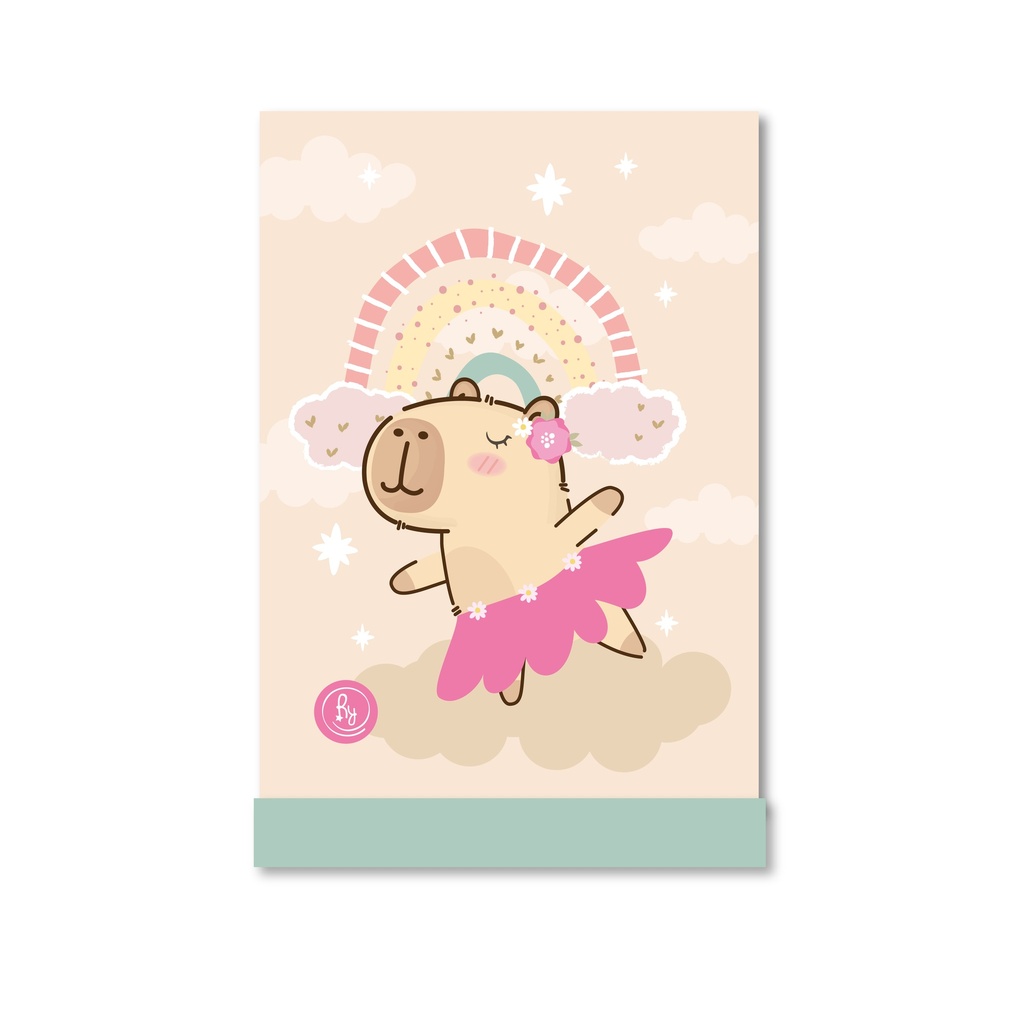 ANOTADOR RY CON SOLAPA 15x21cm 50 HOJAS RAYADAS CAPYBARA 1005