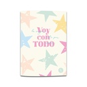 LIBRETA RY ACABALLADA 10.5x15cm 64 HOJAS RAYADAS VARIOS MOTIVOS 1001