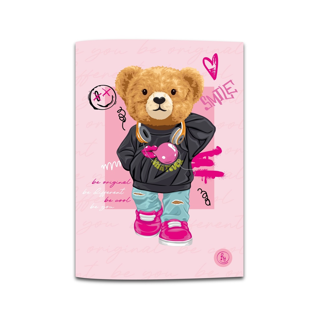 LIBRETA RY ACABALLADA 10.5x15cm 64 HOJAS RAYADAS VARIOS MOTIVOS 1001