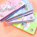 LIBRETA COLOURS ESPIRALADA DOBLE 60 HOJAS RAYADAS + 20 HOJAS LISAS UNICORNIOS