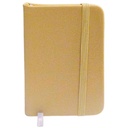 LIBRETA COLOURS A6 CON ELASTICO 80 HOJAS LISAS 9x14cm BRILLOS