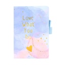 LIBRETA COLOURS C6 80 HOJAS RAYADAS 11x16cm FRASES