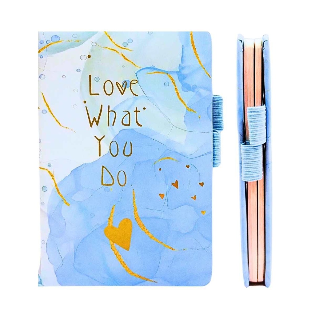 LIBRETA COLOURS C6 80 HOJAS RAYADAS 11x16cm FRASES