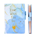 LIBRETA COLOURS C6 80 HOJAS RAYADAS 11x16cm FRASES