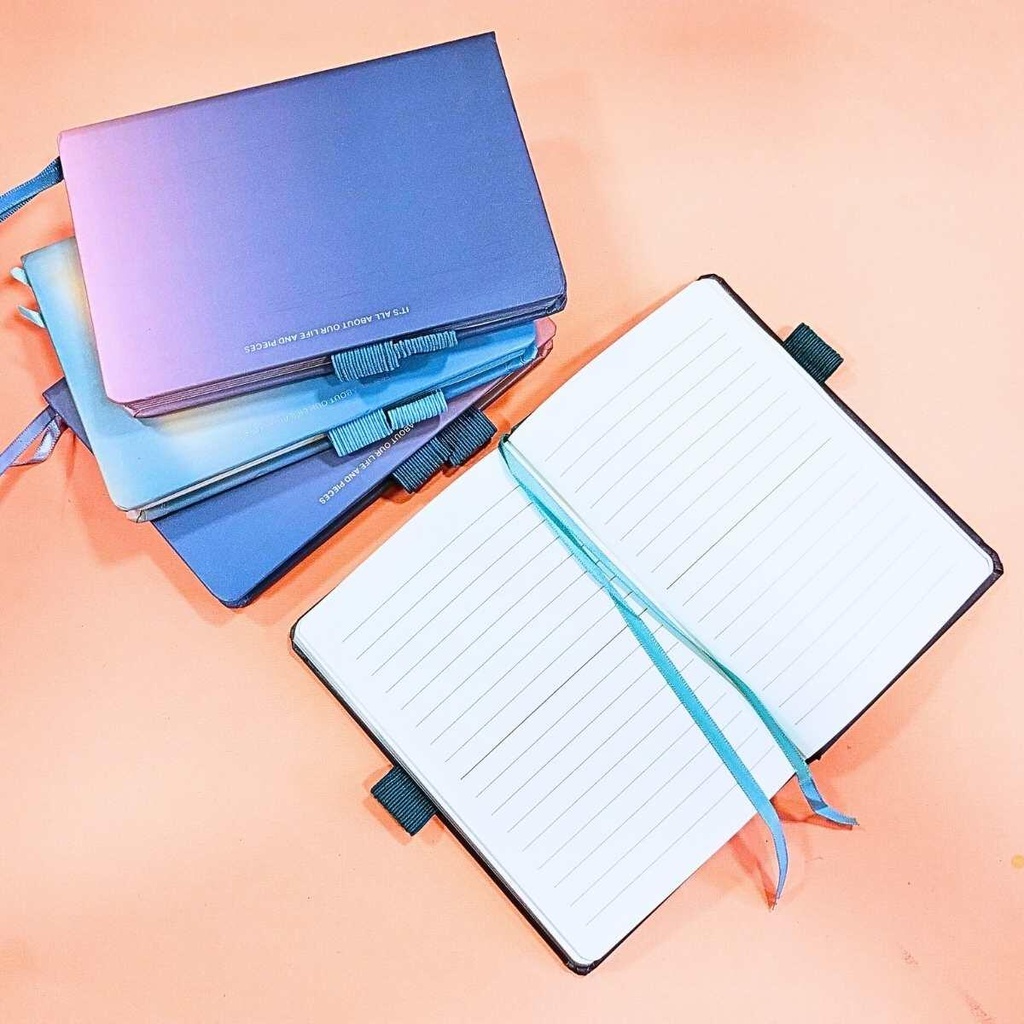 LIBRETA COLOURS C6 80 HOJAS RAYADAS 11x16cm DEGRADE