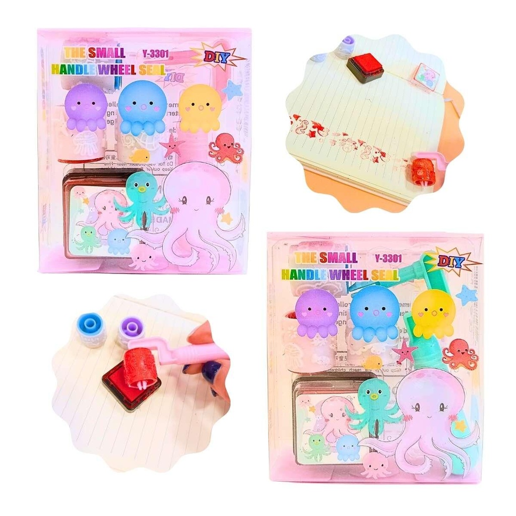 SELLO RODANTE COLOURS SET PULPO