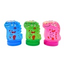 SLIME COLOURS CON GLITTER Y CRUNCHY DINOS