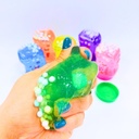 SLIME COLOURS CON GLITTER Y CRUNCHY DINOS