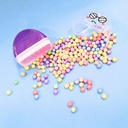 SLIME COLOURS CAPSULA CON GLITTER Y CRUNCHY